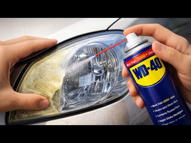 Restore Old Headlights to NEW in 1 Minute with WD-40! Genius Trick SDDEFAULT Thumbnail