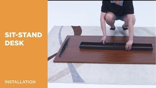How to Install Electric Height Adjustable Sit-Stand Desk - M07-23D