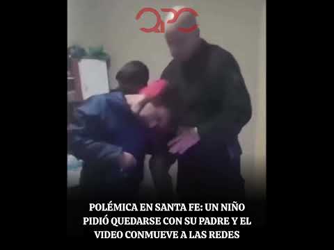 😢⚖️ POLÉMICA EN SANTA FE: UN NIÑO PIDIÓ QUEDARSE CON SU PADRE Y EL VIDEO CONMUEVE A LAS REDES