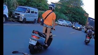 超車的特別姿勢