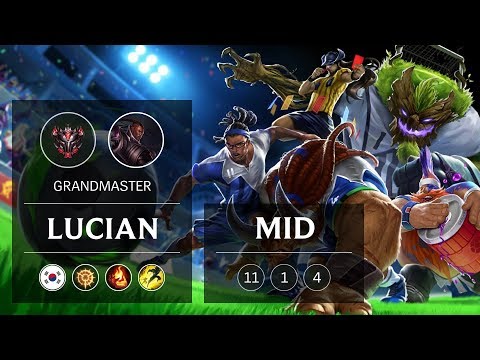 Lucian Mid vs Kassadin - KR Grandmaster Patch 9.3