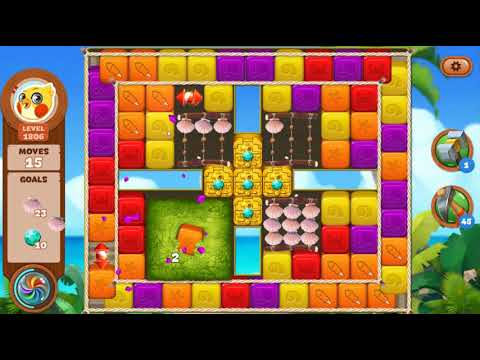 Lost Island Blast Adventure Level 1806 NO BOOSTERS - A S GAMING