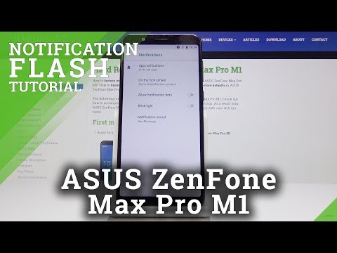 Personalize Notification in ASUS ZenFone Max Pro M1 - LED Notification