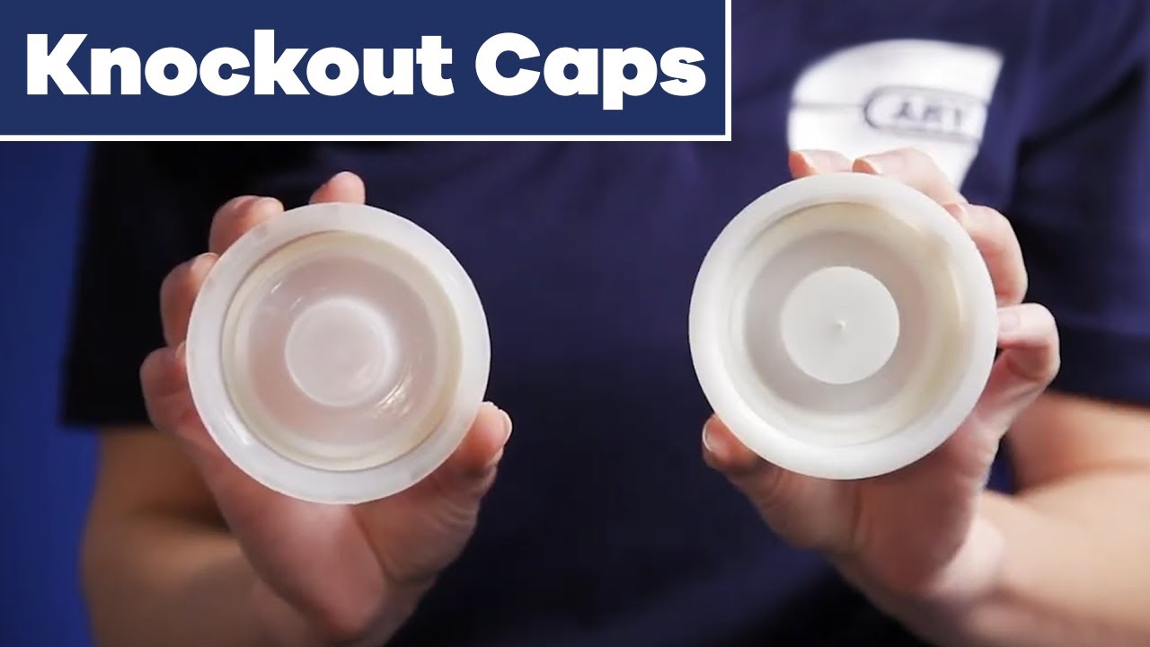 Watch video How to use Industrial Knockout Caps for Plastic Tight Head Containers Now How to use Industrial Knockout Caps for Plastic Tight Head Containers