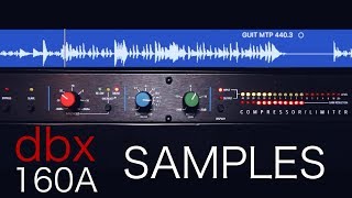 Video thumbnail for dbx® 160A - Kick, Snare, OH, Bass, Guitar, Rhodes & Vocal | Gear Review by Zed Marty