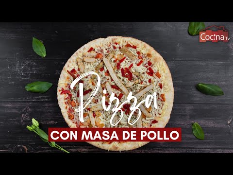 Pizza con masa de pollo - CocinaTv producido por Juan Gonzalo Angel Restrepo