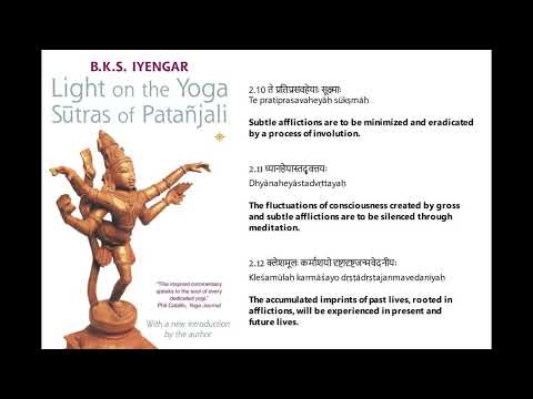 Light on the Yoga Sutras - Sutras 2.10 - 2.12