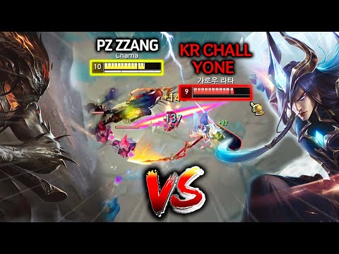 NIGHTBRINGER YASUO vs DAWNBRINGER YONE, KR CHALLENGER WIND BROTHERS BATTLE!!