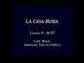 LA CASA RUSIA THE RUSSIA HOUSE 1990 Inicio VHS España
