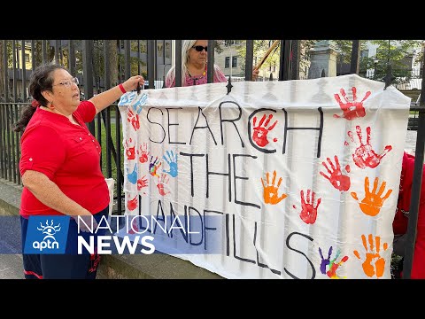 Gathering in Halifax commemorates International Day of Action to Search the Landfills | APTN News