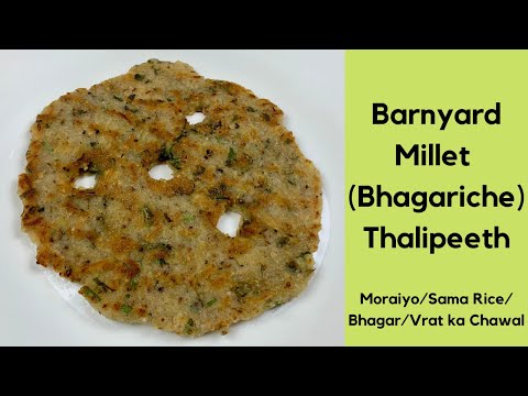 Barnyard Millet Thalipeeth | Moraiyo/Sama Rice/Bhagariche Thalipeeth | Glutenfree Millet Masala Roti