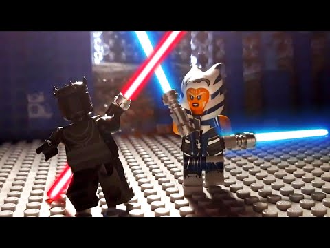 Ahsoka vs Darth Maul - LEGO Animation