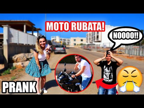 SOMEONE STOLE MY MOTORCYCLE... - MY GIRLFRIEND'S PRANK! *I'M CRAZY!*
