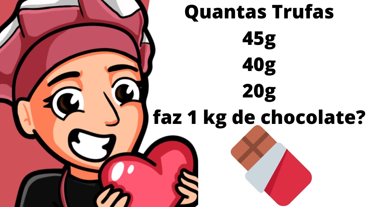 Quantas Trufas Rende 1 kg de chocolate| Mundo Mágico das Receitas