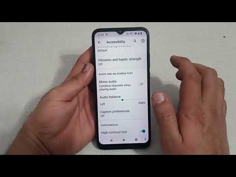 high contrast text setting Lava blaze, Lava blaze mein high contrast text enable kaise karen