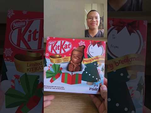 Limited Edition KitKat Santa #food #tastetest #chocolate #kitkat #christmas #gifts #yummy #dessert