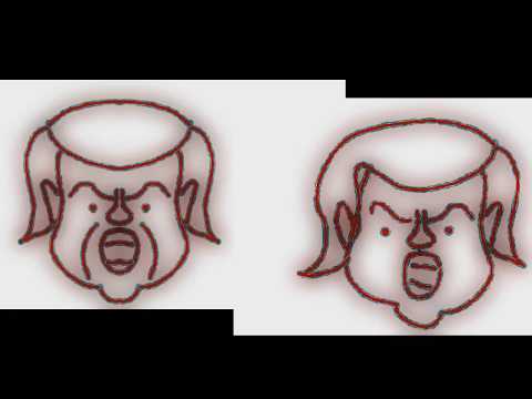 How to draw Donald Trump cartoon caricature