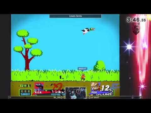 GOML 2015 - LoF NAKAT (Fox) vs BrL_Holy (ROB) - Wii U Singles Losers Semis