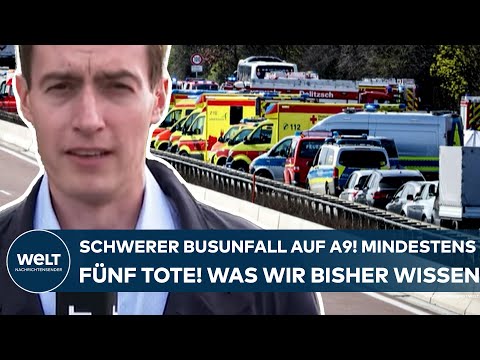 LEIPZIG: Schwerer Busunfall auf der A9! Mindestens fünf Tote - viele Verletze! Was wir bisher wissen