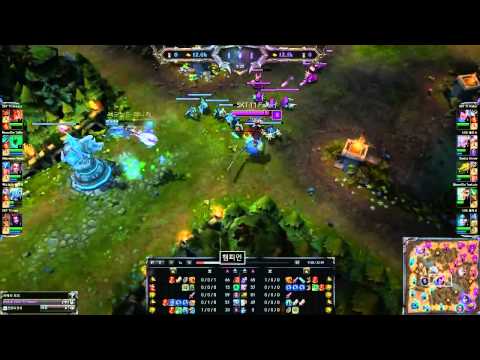 LOLSKT T1 Faker Yasuo VS KT Rookie Fizz, KR SoloQ Highlight