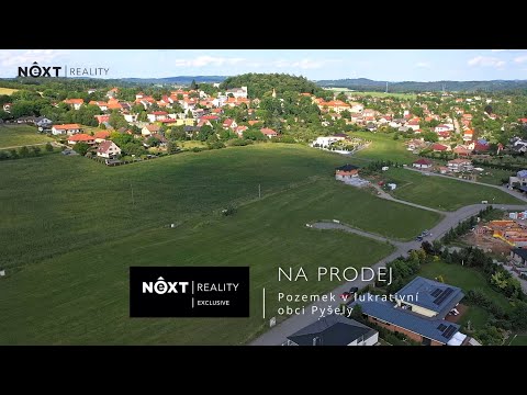 PRODEJ ZASTAVEN - Dva pozemky v jednom: Prestižní lokalita Pyšely v Posázaví (Benešovsko)