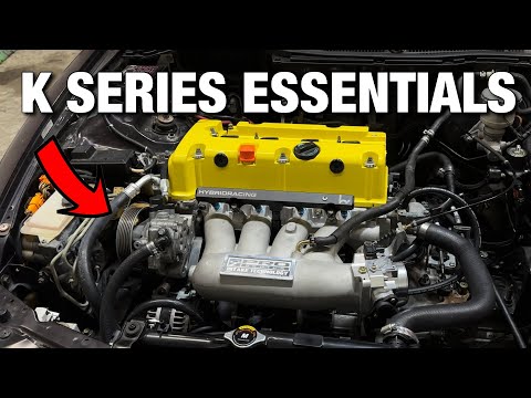 Hybrid Racing Power Steering Kit Install || K24 Integra