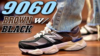The Perfect Fall Shoe! New Balance 9060 BROWN & BLACK Review & On Foot