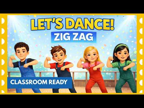 Preschool Program Dance | End of Year Performance Song–Zig Zag Boom | Brain Breaks for Kindergarten