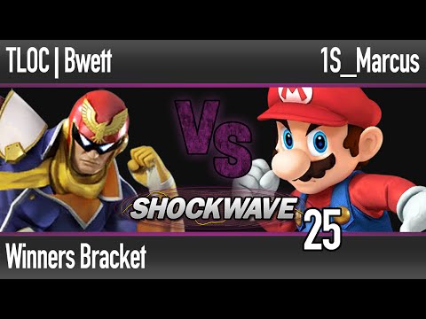 SW 25 Wii U - TLOC | Bwett (C Falcon) vs 1S_Marcus (Mario) - Winners Bracket