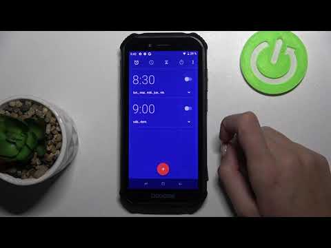 Cómo poner alarma en DOOGEE S40 - poner despertador