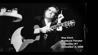 Guy Clark Bomhard Theater Louisville Ky December 2 1988