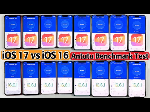 iOS 17 vs iOS 16 Antutu Benchmark Test - iPhone XR vs 11 vs 12 vs 13 vs 11 Pro Max,12 PM,13 PM,14 PM