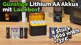 Mit Ladebox! BATZONE Lithium-AA-Akkus im Test