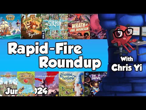 Rapid Fire Roundup August -with Chris Yi