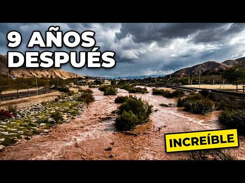 El Regreso del Río Copiapó después de 9 años. Desierto de Atacama, Chile.