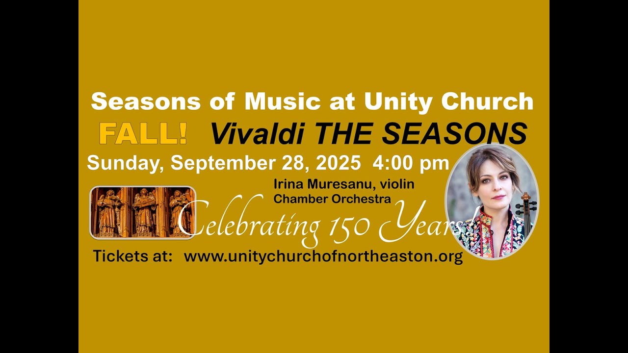 Season of Music at Unity church- Fall! Vivaldi The Seasons