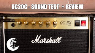 Video thumbnail for Marshall SC20C (Studio Classic Combo/JCM800 reissue) - Sound Test/Review by Tsunami Red