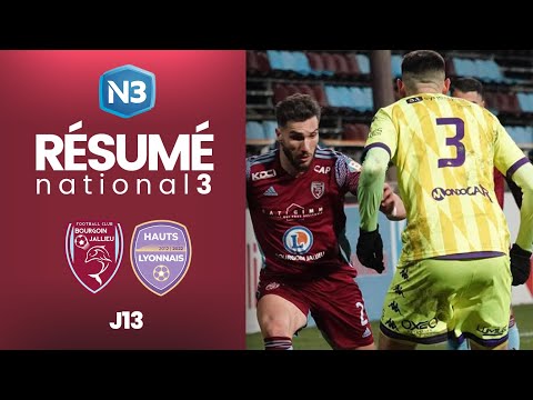 Résumé Vidéo N3 - FC  Bourgoin Jallieu - Hauts Lyonnais