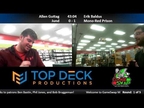 Modern FNM w/ Commentary 11/23/18: Allen Guttag (Jund) vs. Erik Baldus (Mono Red Prison)