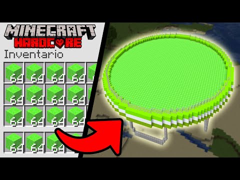 Gelo 2 - I made the BIGGEST TRAMPOLINE in the WORLD in Minecraft Hardcore