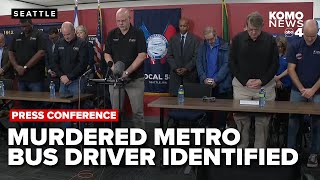 Metro bus driver fatally stabbed in Seattle identified