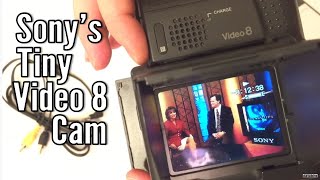 This Tiny Sony 8mm Camcorder Shocked Me! Video8 HandyCam SC5 Review & Demo