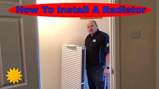 How to Install a Radiator Step by Step guide Day in the life Gas Plumber