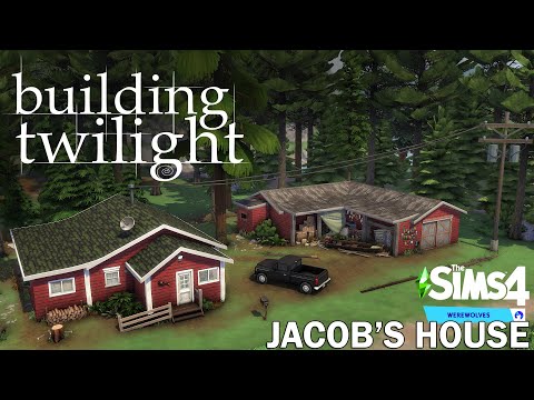 BUILDING TWILIGHT // 🐺 JACOB'S HOUSE // Sims 4 Werewolves Speed Build // NoCC