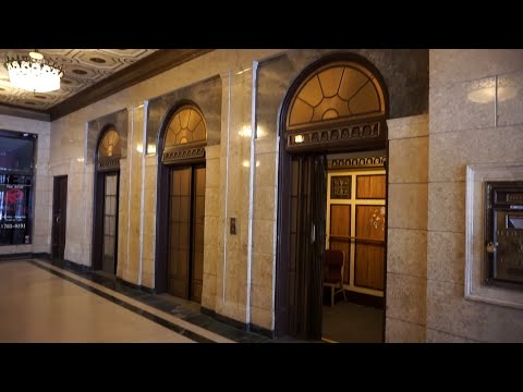 AMAZING! 1925 OTIS manually controlled traction passenger elevator @ Century Building, Milwaukee, WI