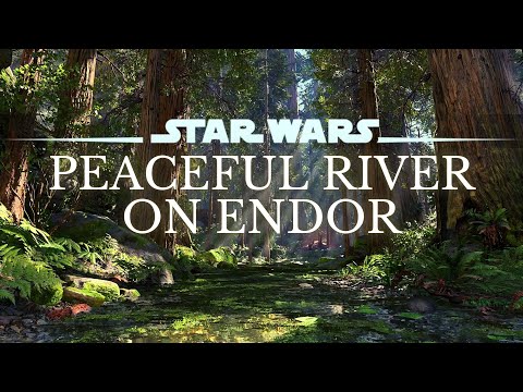 Star Wars 4K Ambience | Peaceful River On Endor | Sleep, Study, Ambient Noise | No Music [8 Hrs.]