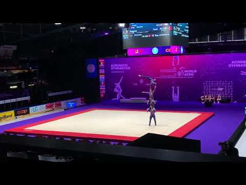 Germany Senior Mens Group Balance Routine