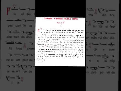 Troparul Sfântului Apostol Andrei.