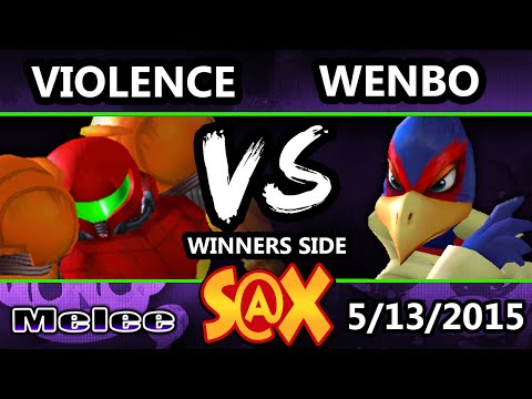S@X - Violence (Samus) Vs. Wenbobular (Falco) SSBM Tournament - Smash Melee