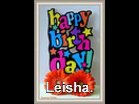 Happy birthday Leisha